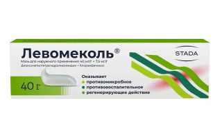 Особенности применения Левомеколя при ожогах